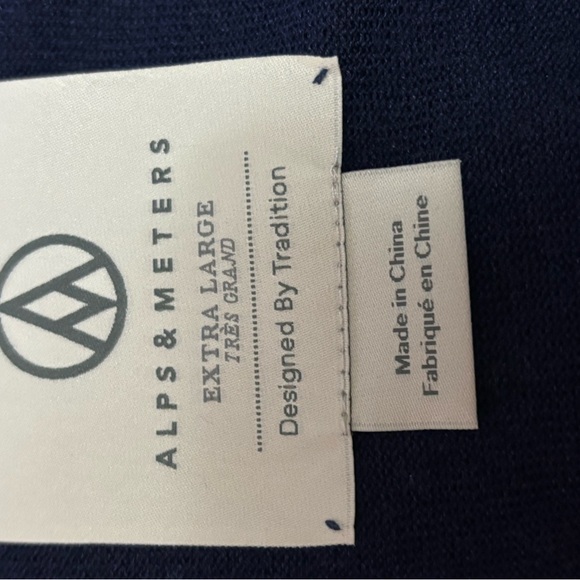 ALPS & METERS 100% merino wool Stripe Detail women’s Touring Sweater - Picture 2 of 6